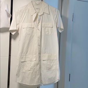 White Equiptment Shirt Dress size S